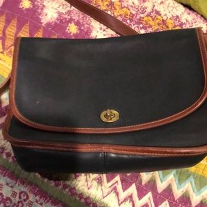 Black/brown Coach purse